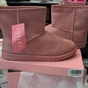 Women's Pink Ankle Boots